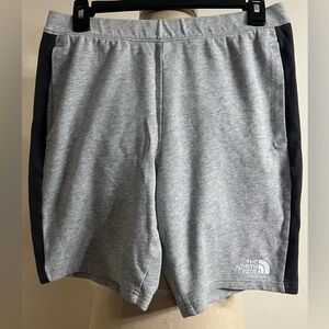 The North Face Boys Athletic Shorts - Light Gray w/Dark Gray Side Panel Size XL